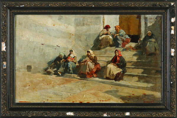 Бронников Фёдор Андреевич. У часовни